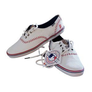 KEDS S.F. GIANTS MLBP WHITE CANVAS WOMENS SHOES SZ 8 New